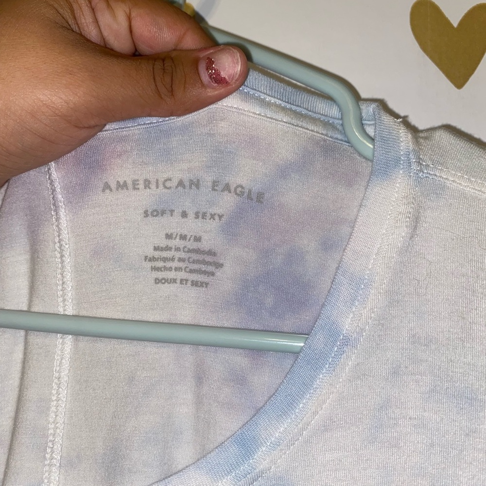 American Eagle Soft & Sexy tie dye tee - Picture 4 of 6